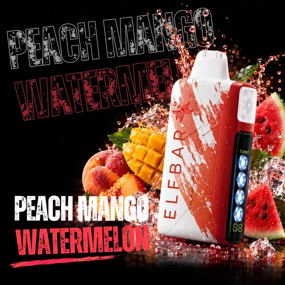 ELFBAR ICE King 40K || PEACH MANGO WATERMELON