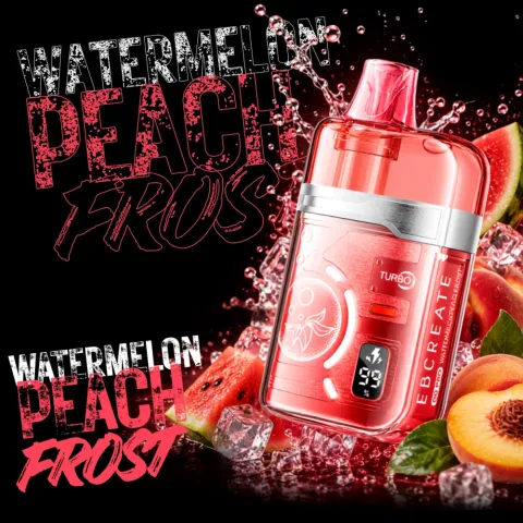ELFBAR EBCREATE 40K || WATERMELON PEACH FROST