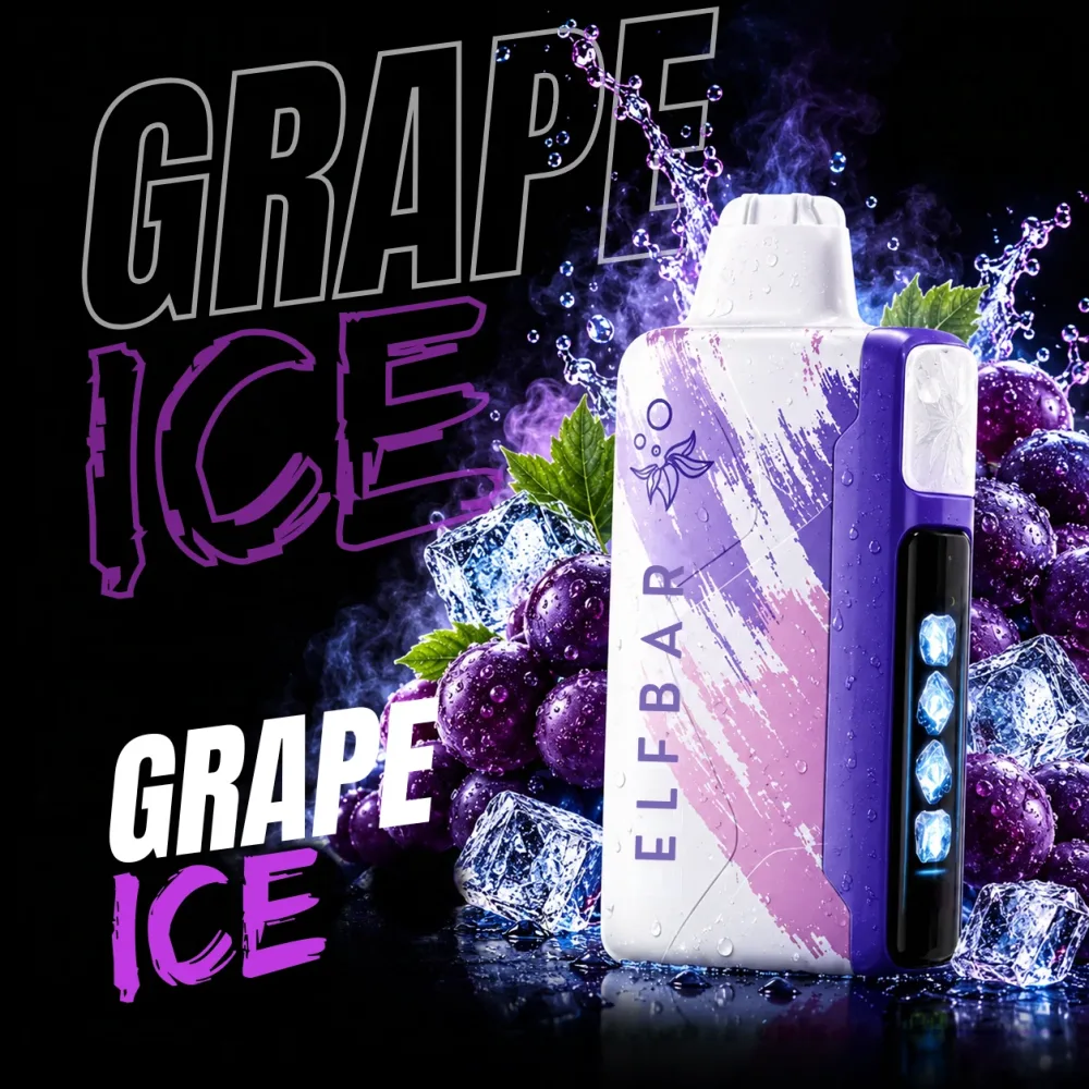 ELFBAR ICE King 40K || GRAPE ICE